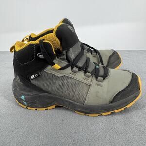 Salomon‎ Outward CSWP Mid Hiking Boots Youth US 2 EU 34 Waterproof